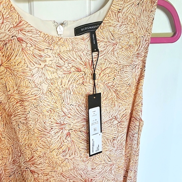 NWT BCBG MaxazriaFront Tie Corkcombo Dress - Picture 7 of 12